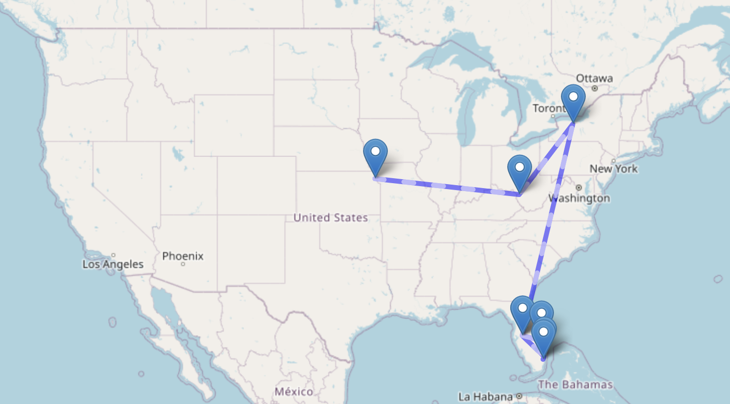 GeoTrace Map